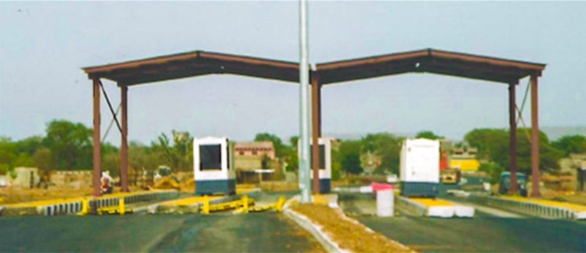 toll-booths